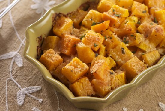 Roasted Parmesan Butternut Squash